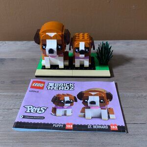 Lego 40543 Brick Headz St Bernard & Puppy